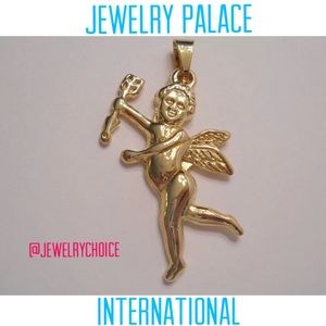 🆕 14K Gold Filled Lovely Cupid Pendant.
